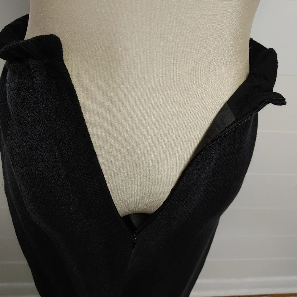 Vintage Holt Renfrew wool maxi skirt size 2 - Picture 9 of 13